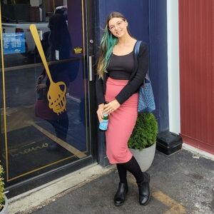 Wilfred Midi Knit Skirt Size Small